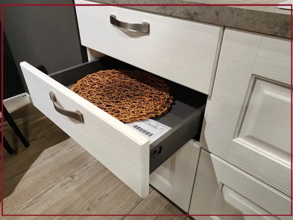 Arredo3 Cucina lineare classica bianca Asolo a soli 6959 Euro- Cucine Lineari