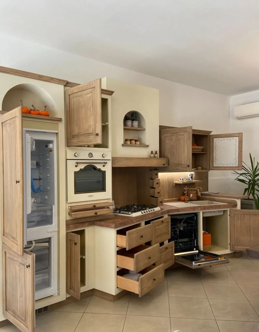 Best Cucina lineare country altri colori Paolina gianduia Cucine Lineari|Cucine Country