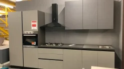 Cucina lineare design grigia Sandy^Net Cucine Discount