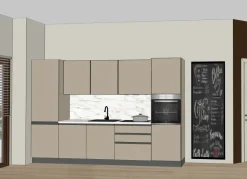 Gicinque CUCINA lineare 315promosmart2026 SCONTATA 36%- Cucine Lineari|Cucine Moderne