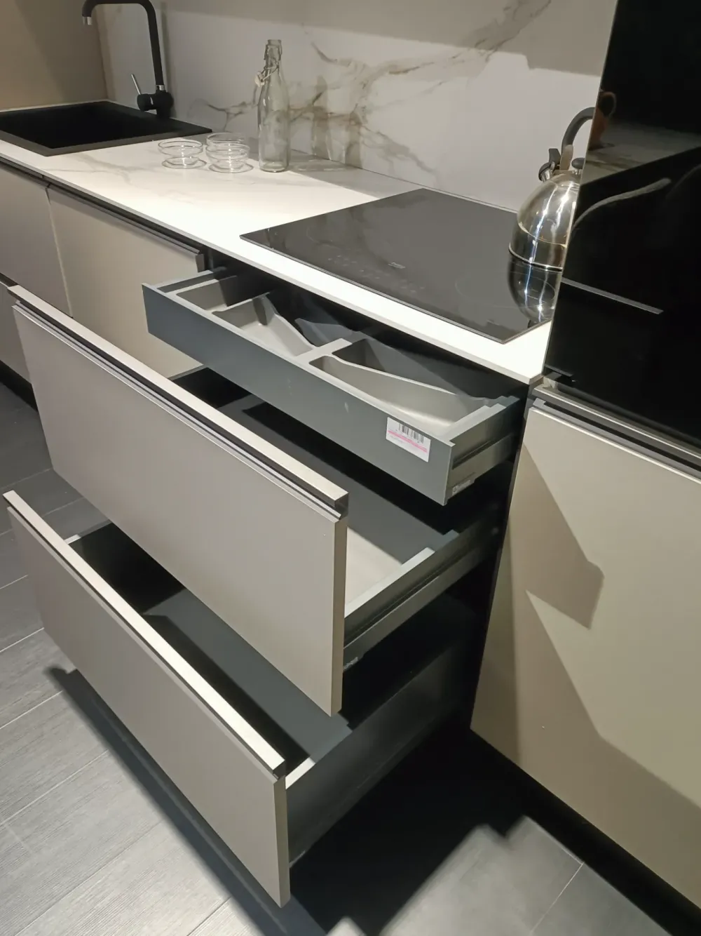 CUCINA lineare Promo2026 smart kappa gres 330 SCONTATA 40%^Gicinque Hot