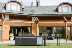 Cucina lineare in acciaio modello Cucina da esterno agher  ad un prezzo riservato^Fogher Online