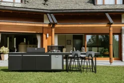 Cucina lineare in acciaio modello Cucina da esterno agher  ad un prezzo riservato^Fogher Online