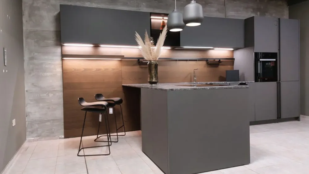 Sale Cucina lineare in laccata opaco a prezzo scontato 45% Cucine Lineari|Cucine Moderne