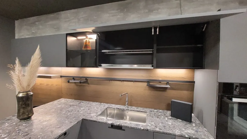 Sale Cucina lineare in laccata opaco a prezzo scontato 45% Cucine Lineari|Cucine Moderne