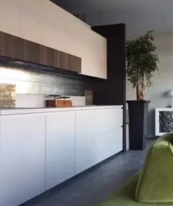 Cucina lineare in laccato opaco a prezzo ribassato 44%^Zampieri Cucine Online