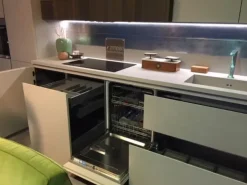 Cucina lineare in laccato opaco a prezzo ribassato 44%^Zampieri Cucine Online