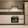 Outlet Cucina lineare in laminato materico grigio Evolution a prezzo scontato Cucine Lineari|Cucine Moderne