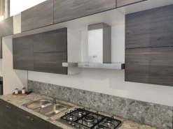 Cucina lineare in laminato materico a prezzo scontato 58%^Arrex Clearance