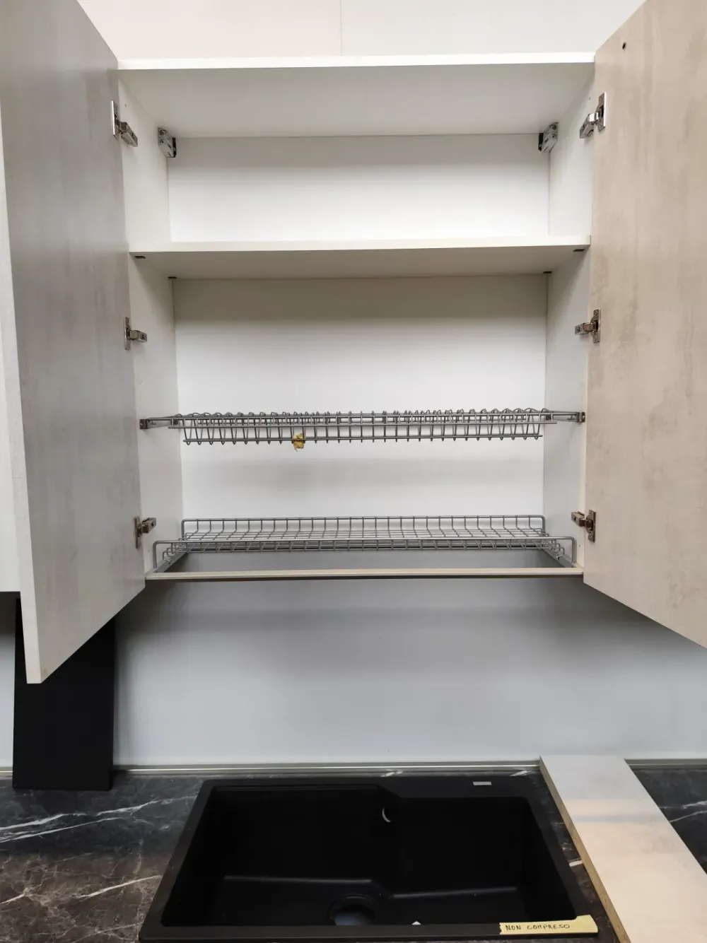 Cucina lineare in laminato materico a prezzo ribassato 52%^Ar-Due Outlet