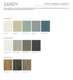 Net Cucine Cucina lineare in laminato materico altri colori Sandy a prezzo scontato- Cucine Lineari|Cucine Moderne