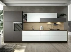 Outlet Cucina lineare in laminato opaco a prezzo scontato 30% Cucine Lineari|Cucine Design