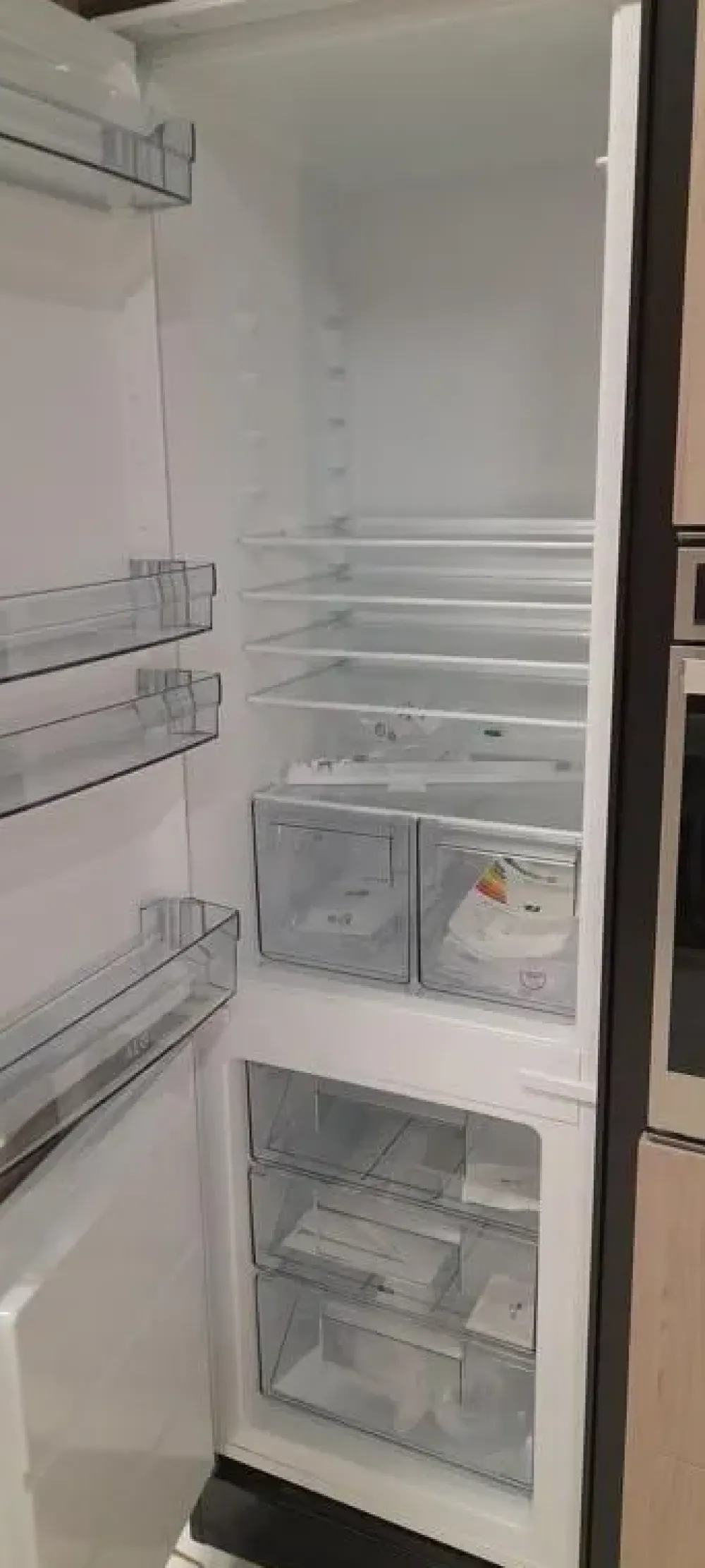 Giannei Cucina lineare in laminato materico a prezzo ribassato 50%- Cucine Lineari|Cucine Moderne