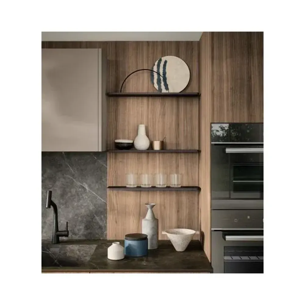 Sale Cucina lineare in laminato materico altri colori Domino a prezzo ribassato Cucine Lineari|Cucine Moderne