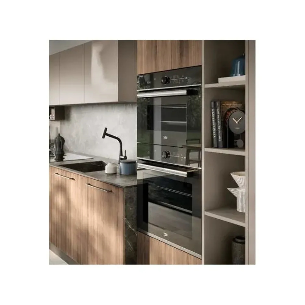Sale Cucina lineare in laminato materico altri colori Domino a prezzo ribassato Cucine Lineari|Cucine Moderne