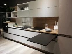 Cucina lineare in laminato materico altri colori Immagina head a prezzo ribassato^Lube Cucine Discount