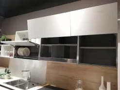 Cucina lineare in laminato materico altri colori Immagina head a prezzo ribassato^Lube Cucine Discount