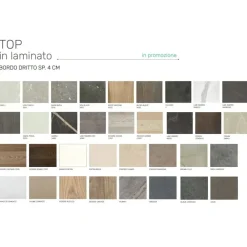 Cucina lineare in laminato materico a prezzo scontato 50%^Artigianale Clearance