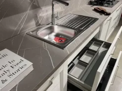 Cucina lineare in legno a prezzo scontato 60%^Stosa Online