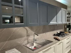 Cucina lineare in legno a prezzo scontato 60%^Stosa Online