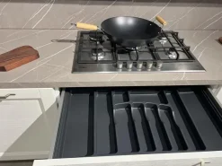 Cucina lineare in legno a prezzo scontato 60%^Stosa Online