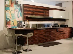 Salvarani Cucina lineare in legno a prezzo scontato 58%- Cucine Lineari|Cucine Design