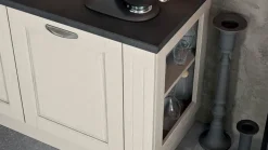 Arredo3 Cucina lineare in legno bianca Asolo a prezzo ribassato- Cucine Lineari