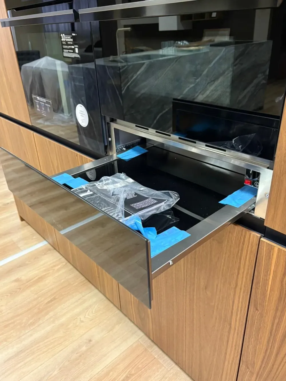 Cubodesign Cucina lineare in legno noce Menta a prezzo ribassato- Cucine Lineari|Cucine Moderne