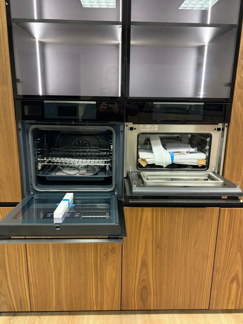 Cubodesign Cucina lineare in legno noce Menta a prezzo ribassato- Cucine Lineari|Cucine Moderne