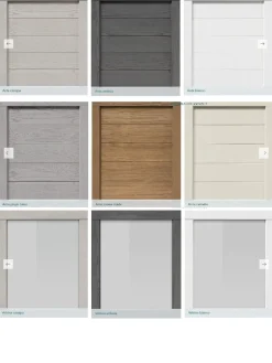 Online Cucina lineare in legno tortora Elsa a prezzo scontato Cucine Lineari|Cucine Moderne