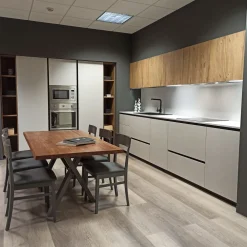 Gentili Group Cucina lineare in melaminico a prezzo ribassato 50%- Cucine Lineari|Cucine Design