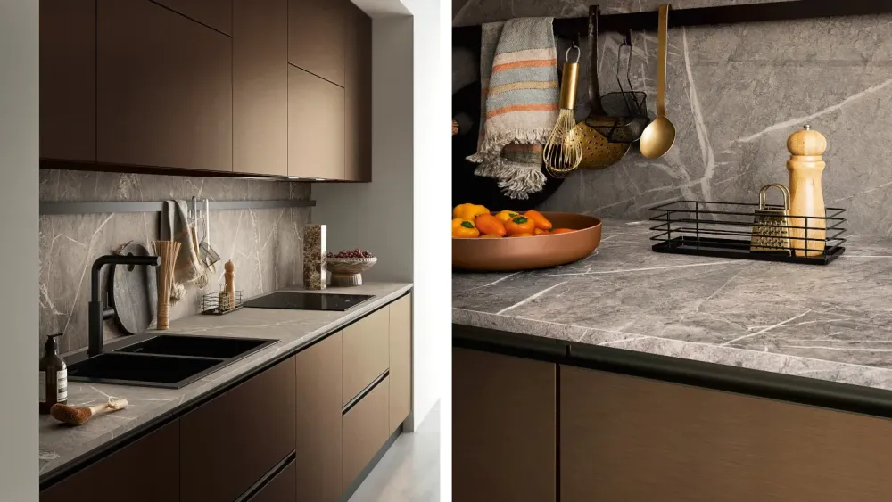 Discount Cucina lineare in melaminico a prezzo ribassato 30% Cucine Lineari|Cucine Moderne