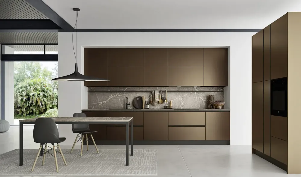 Discount Cucina lineare in melaminico a prezzo ribassato 30% Cucine Lineari|Cucine Moderne