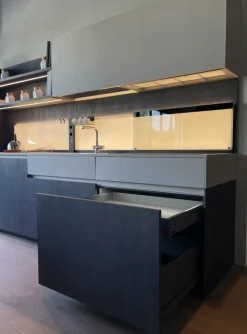 Cucina lineare in melaminico a prezzo ribassato 45%^Copat cucine Sale