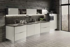 Hot Cucina lineare in nobilitato grigio Paragon a prezzo ribassato Cucine Lineari|Cucine Moderne
