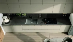 Colombini Casa Cucina lineare in nobilitato modello Quadra compo 07 ad un prezzo riservato- Cucine Lineari|Cucine Moderne