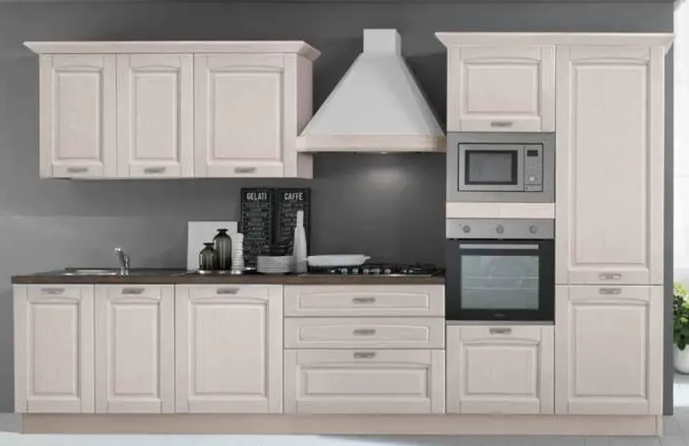 Online Cucina lineare in nobilitato altri colori Cucina bea cm 360 h 216 a prezzo ribassato Cucine Lineari|Cucine Moderne