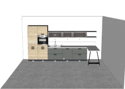 Sale Cucina lineare in polimerico opaco a prezzo ribassato 41% Cucine Lineari|Cucine Design