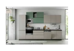 Cucina lineare in polimerico altri colori Kelly a prezzo scontato^Net Cucine Outlet