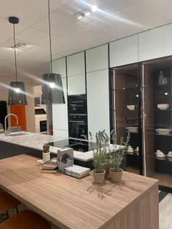 Cucina lineare in vetro a prezzo ribassato 56%^Stosa Sale