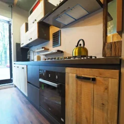 Cucina lineare industriale rovere chiaro Cuicna industrial jupiter moderna   a soli 4990€^Collezione esclusiva New