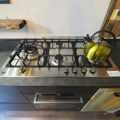Cucina lineare industriale rovere chiaro Cuicna industrial jupiter moderna   a soli 4990€^Collezione esclusiva New
