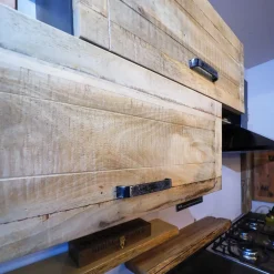 Cucina lineare industriale rovere chiaro Cuicna industrial jupiter moderna   a soli 4990€^Collezione esclusiva New