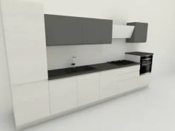 Cucina lineare Jey kitchens con uno sconto del 50%^Creo Clearance