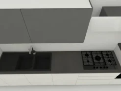 Cucina lineare Jey kitchens con uno sconto del 50%^Creo Clearance