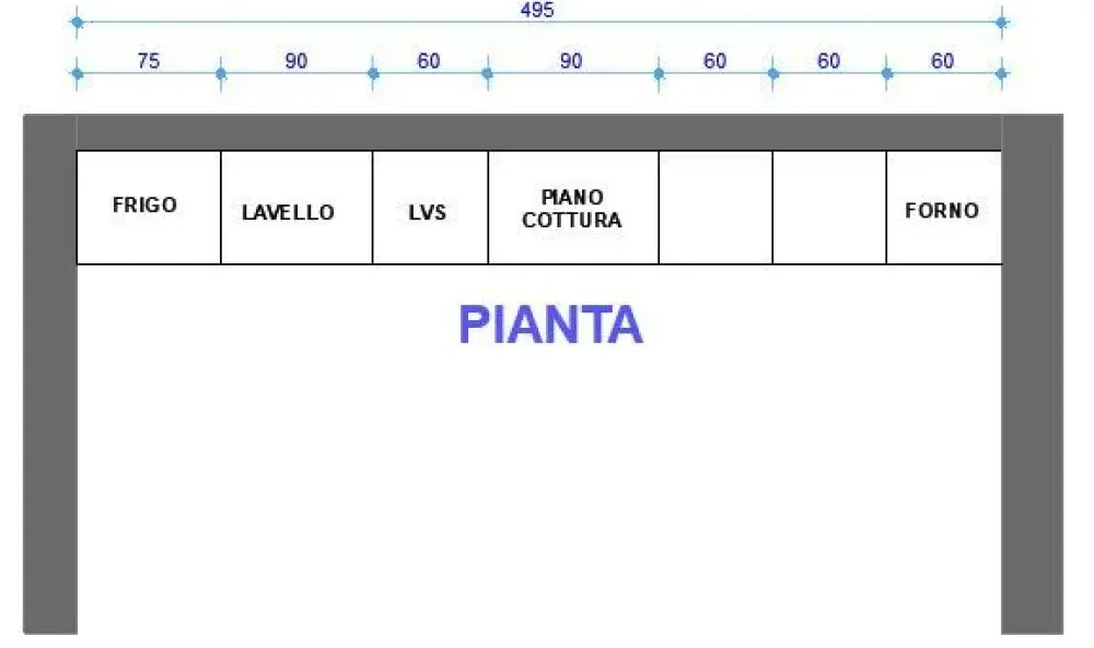 Cucina lineare Line con uno sconto vantaggioso^Astra Clearance