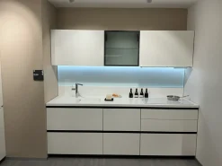 Cucina lineare moderna bianca Delinea^Scavolini Discount