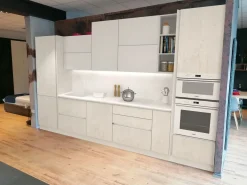 Cucina lineare moderna bianca Time  a soli 7800€^Collezione esclusiva Best