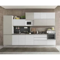 Outlet Cucina lineare moderna Cucina kelly 360 d a prezzo ribassato Cucine Lineari|Cucine Moderne