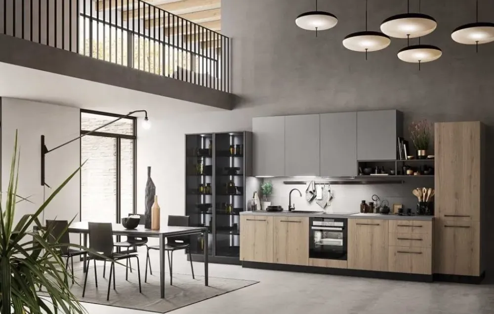 Cucina lineare moderna Cucina mod.sky in laminato di ar.tre cucine in promo-sconto 40% a prezzo ribassato^Ar-Tre Best